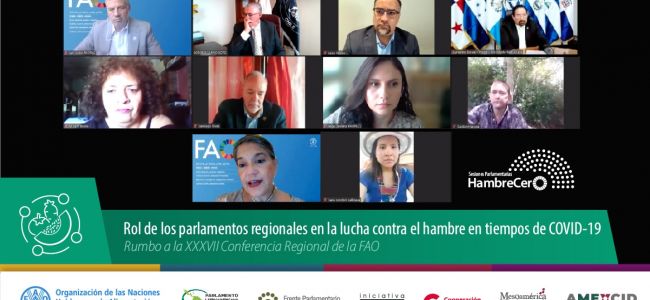 Parlamentos supranacionales se unen para dar prioridad a la lucha contra el hambre en América Latina y el Caribe