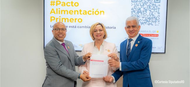 República Dominicana suscribió el Pacto “Alimentación Primero” en el Congreso Nacional