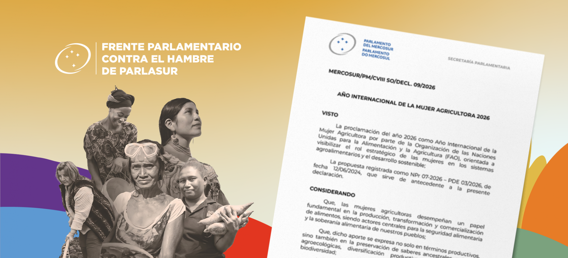 Un Hito Regional: El PARLASUR Emite su Primera Declaración Oficial por el Año de la Mujer Agricultora